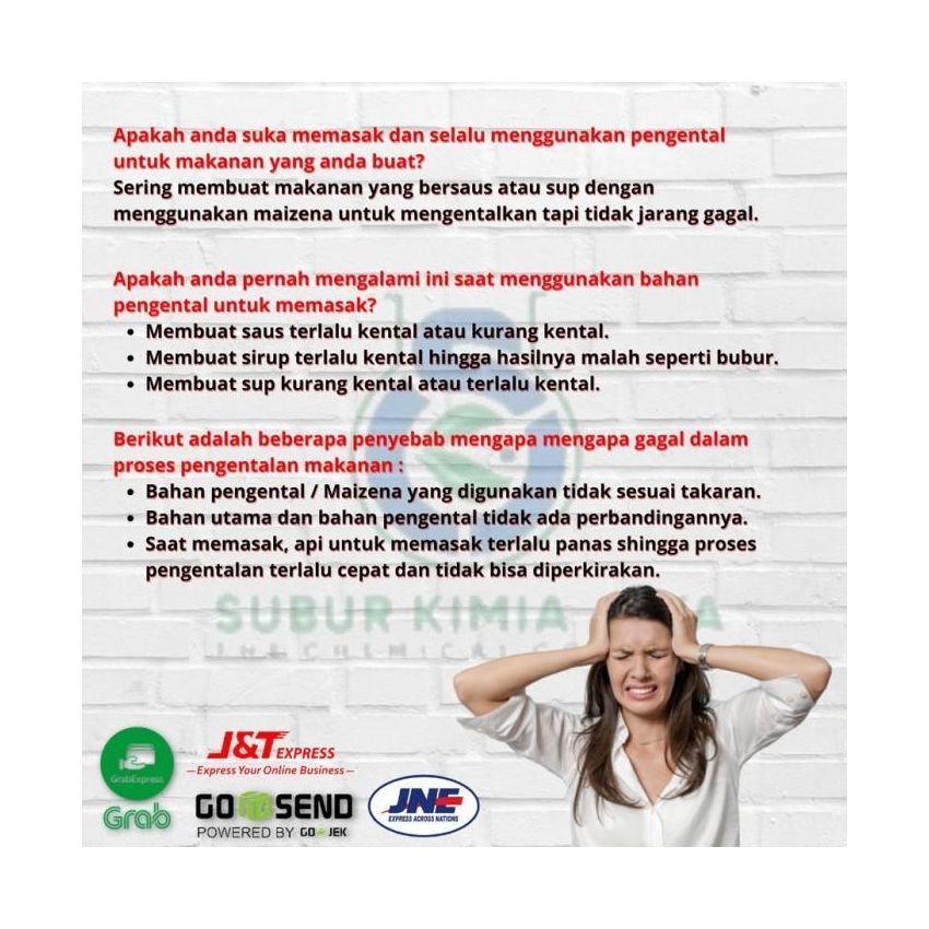 Maizena / Corn Starch Ex Miwon / Tepung Jagung 1 Kg