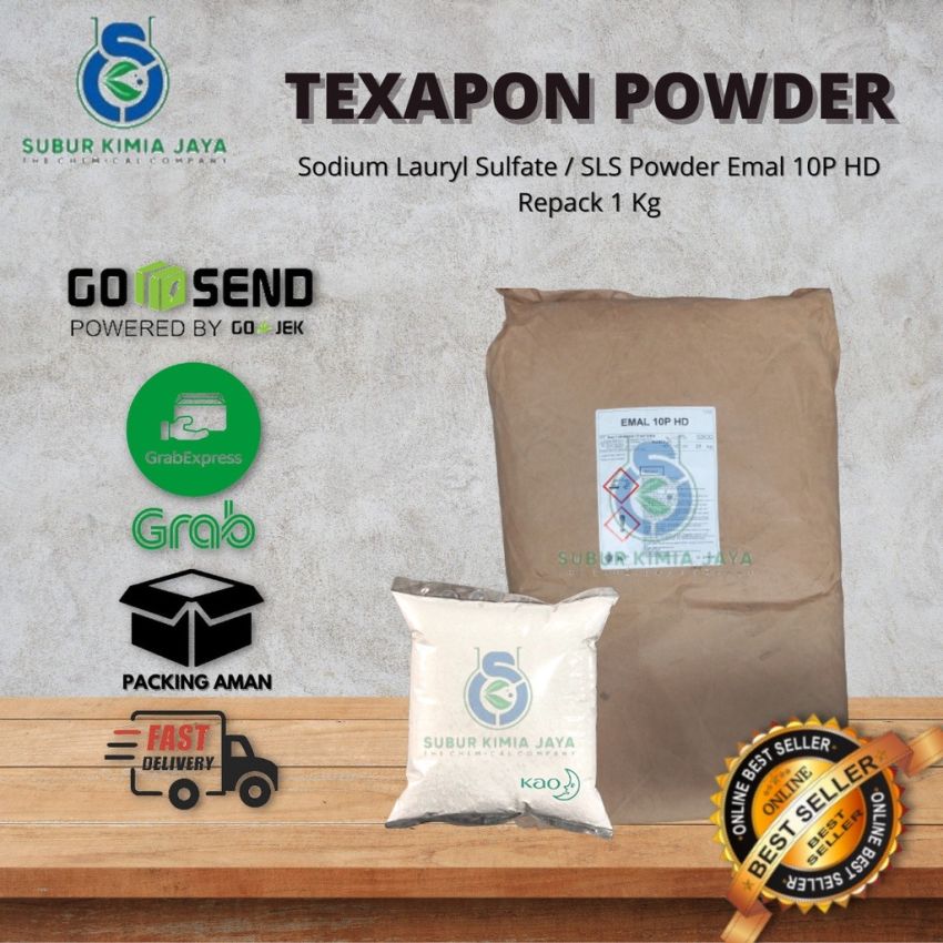 Texapon Powder / EMAL powder / Bahan detergent powder Laundry 1 KG