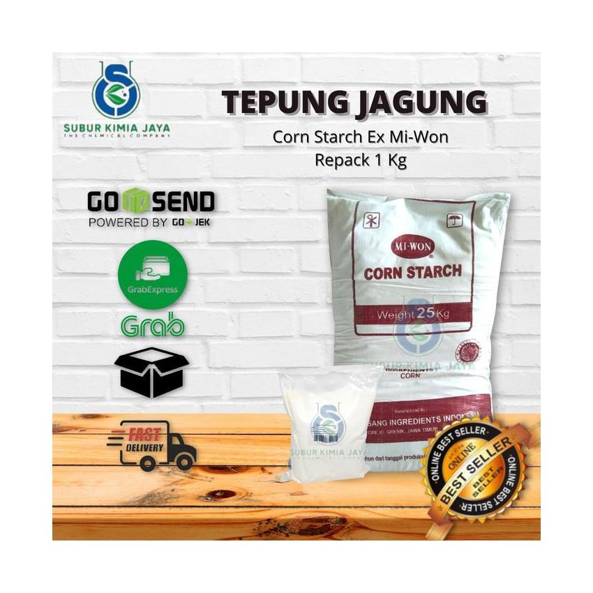 Maizena / Corn Starch Ex Miwon / Tepung Jagung 1 Kg