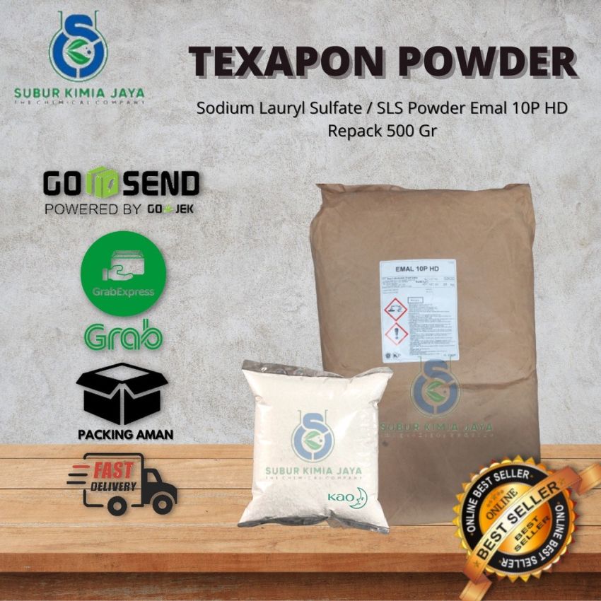 Texapon Powder / EMAL powder / Bahan detergent powder Laundry 500 gr