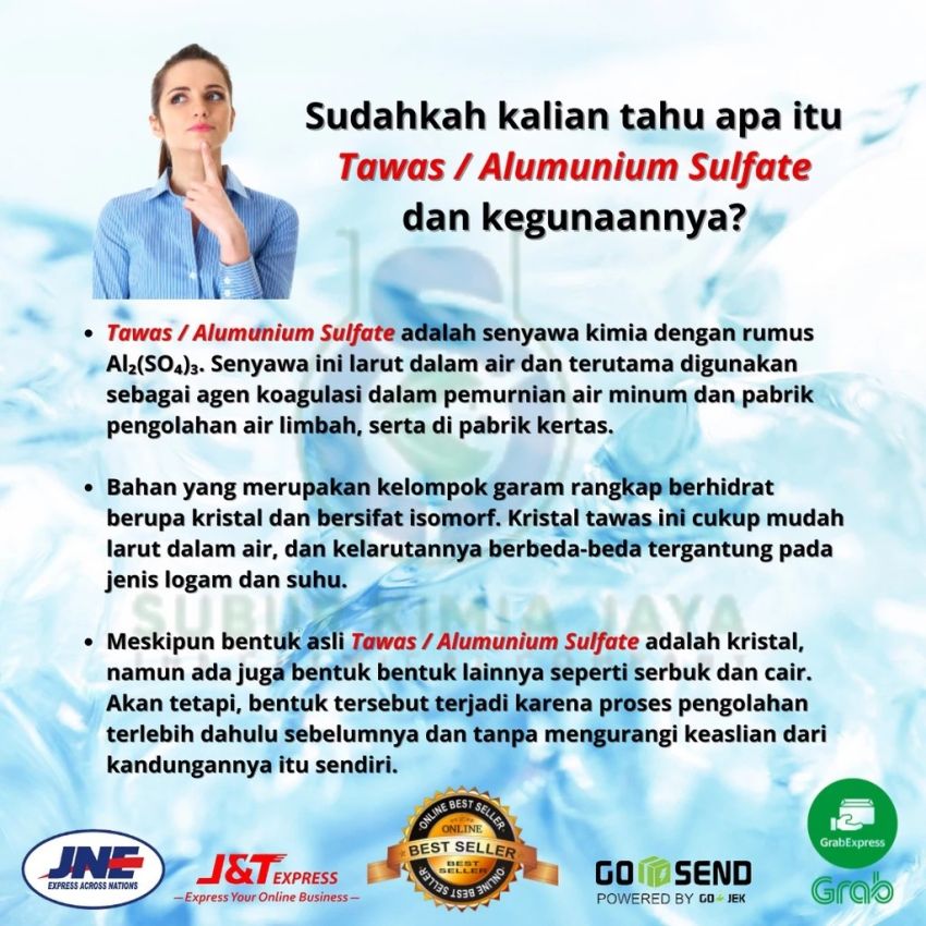 Tawas bubuk / Tawas Deodorant / Tawas Ketiak Bubuk 1 kg