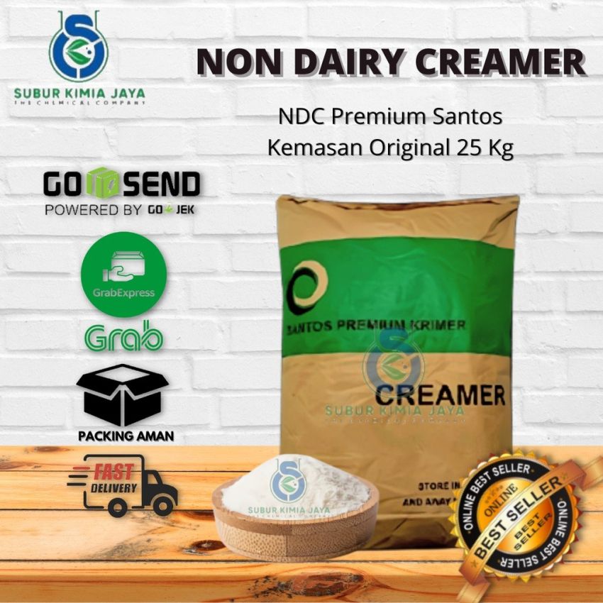 Non Dairy Creamer / NDC Premium SANTOS / Susu Krimer Halal MUI 1 Zak