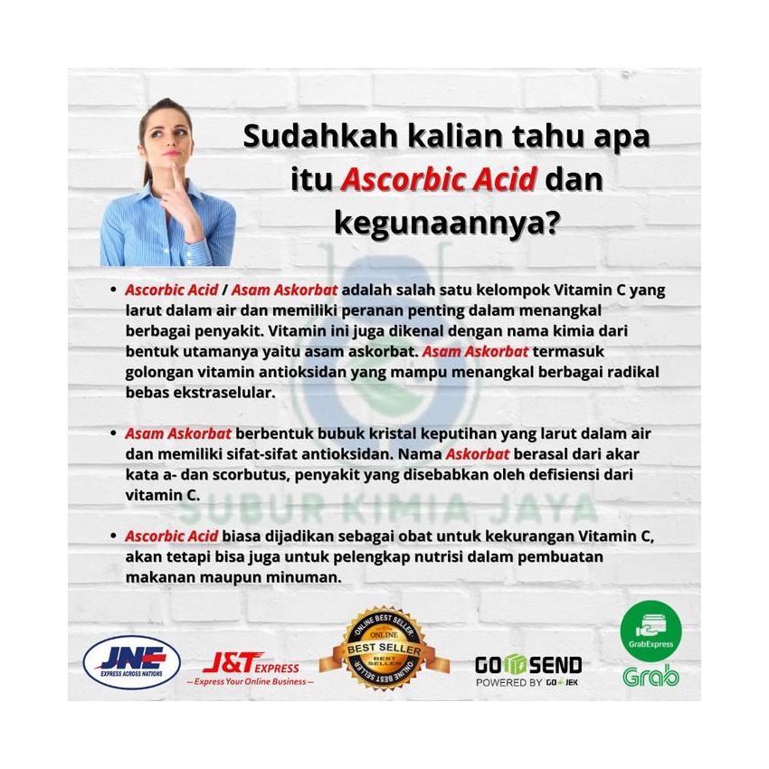 Ascorbic Acid Ex Weisheng / Vitamin C Powder Food Grade 1 KG