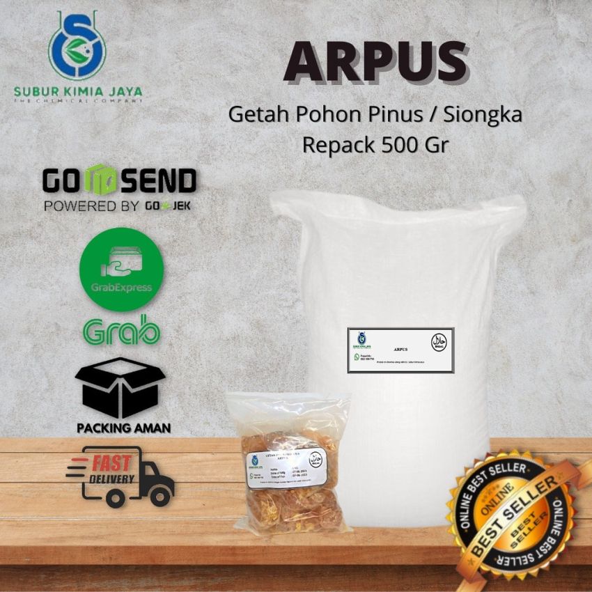 ARPUS / Getah Pinus / Siongka 500 gr