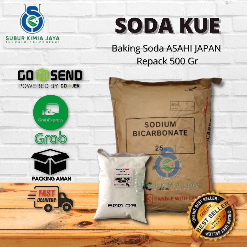 Soda Kue ASAHI JAPAN , pemutih gigi dll 500 gr