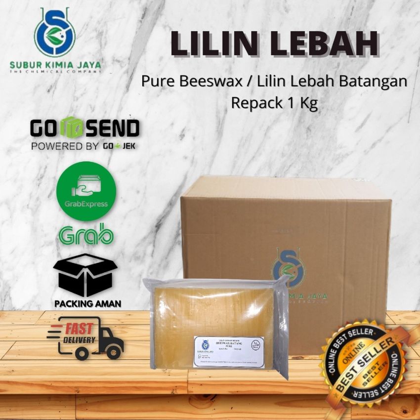 Pure Beeswax / Lilin Lebah 1 kg