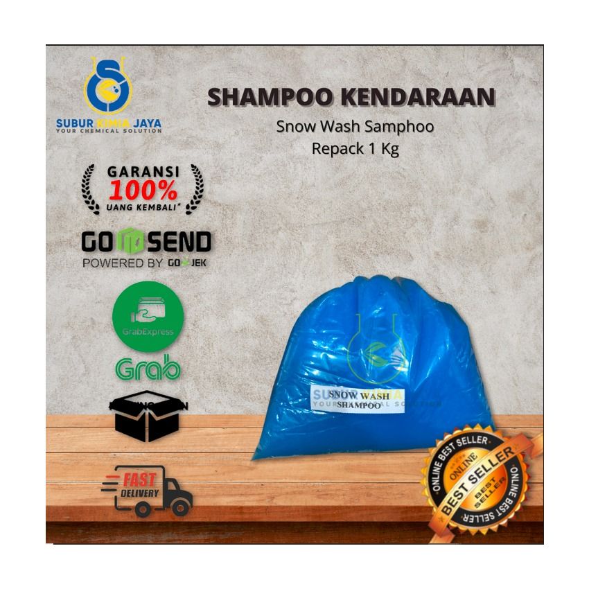 Bibit Sabun Cuci Kendaraan / Shampoo Snow Wash Concentrate 1 Kg