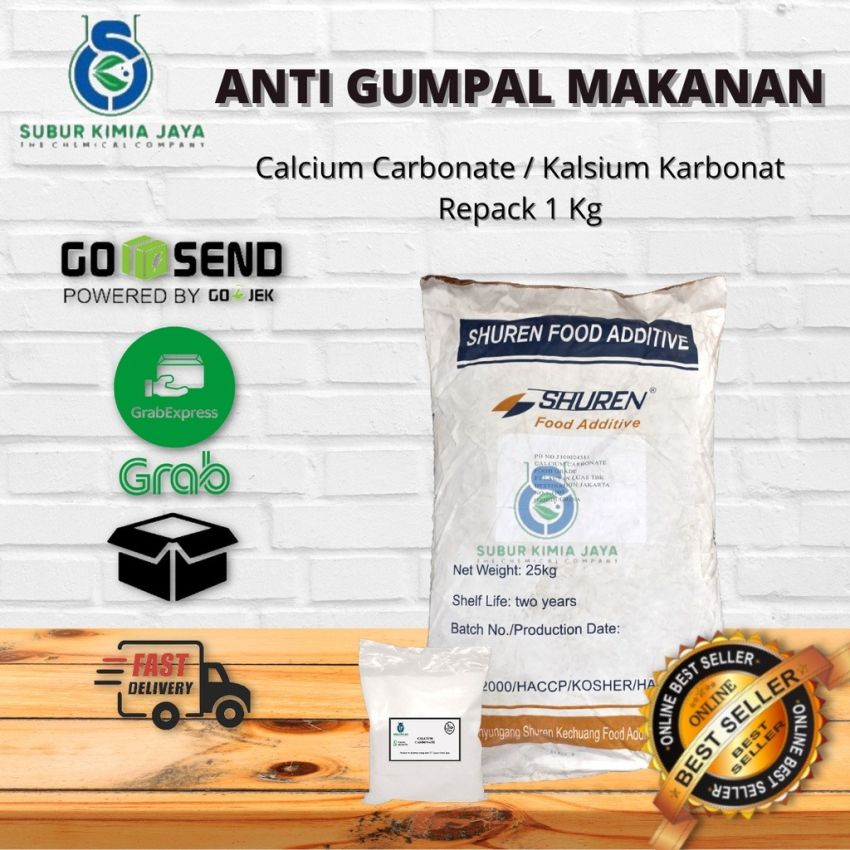 Calcium Carbonate Food Grade ex RRC 1000 GR