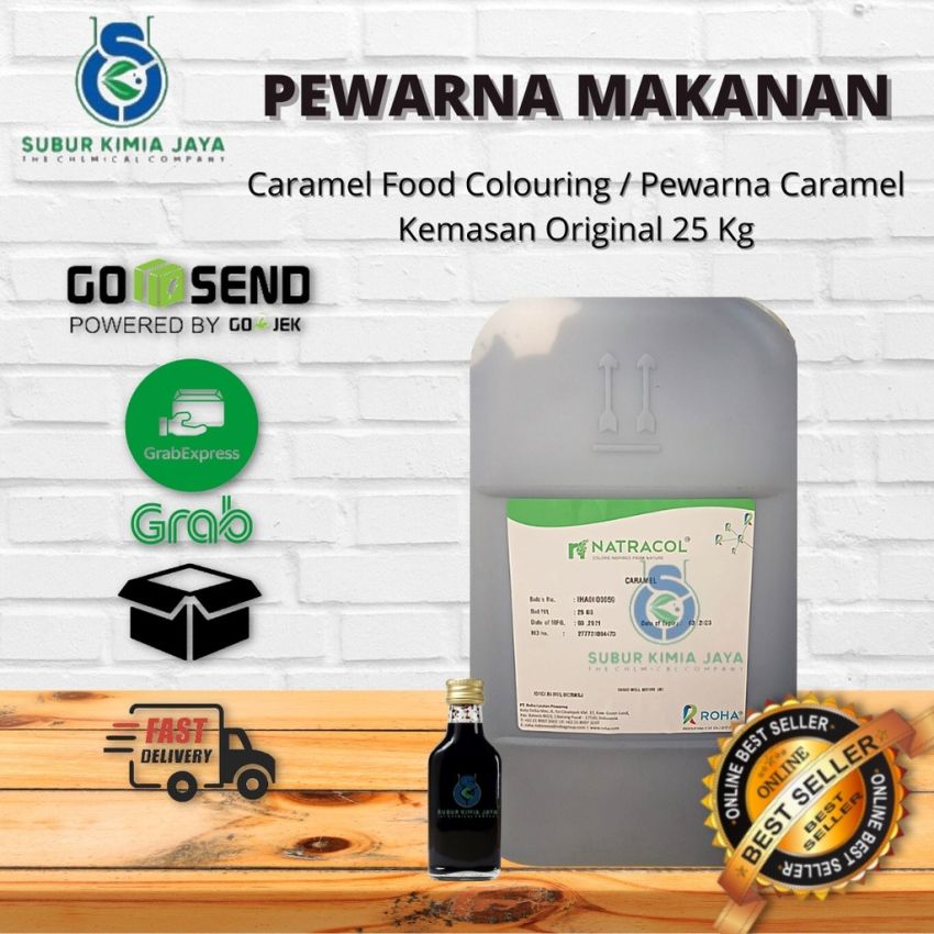 Caramel Coloring / Pewarna Makanan Caramel 1 Pail (KHUSUS GOJEK/GRAB)