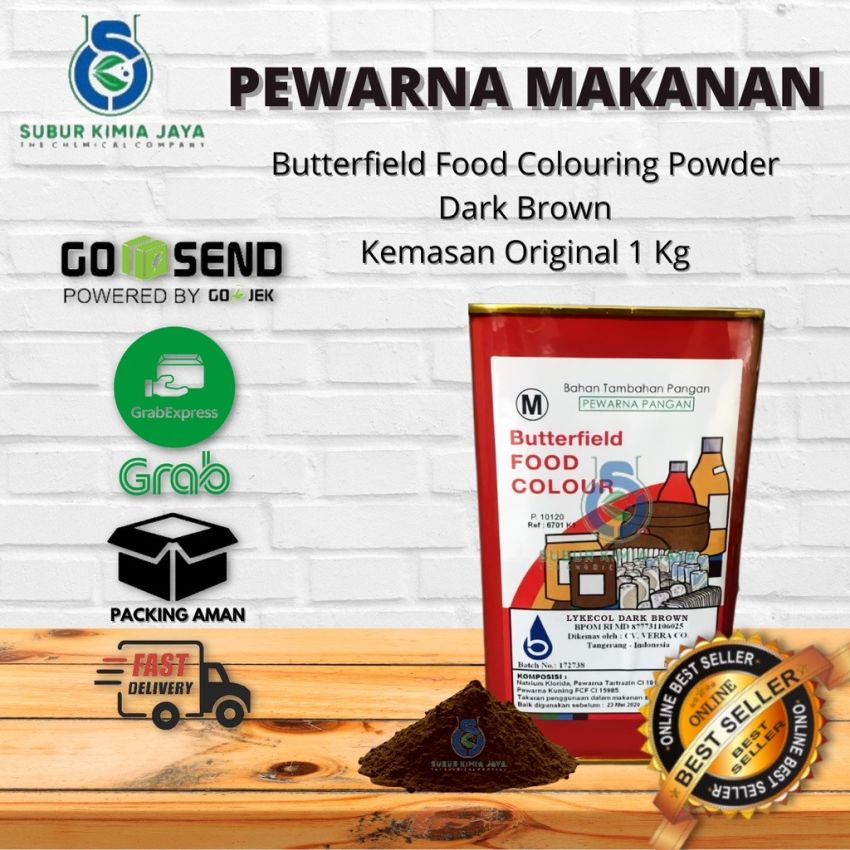 Pewarna Dark Brown 949 Butterfield/ Food Coloring 1 KG