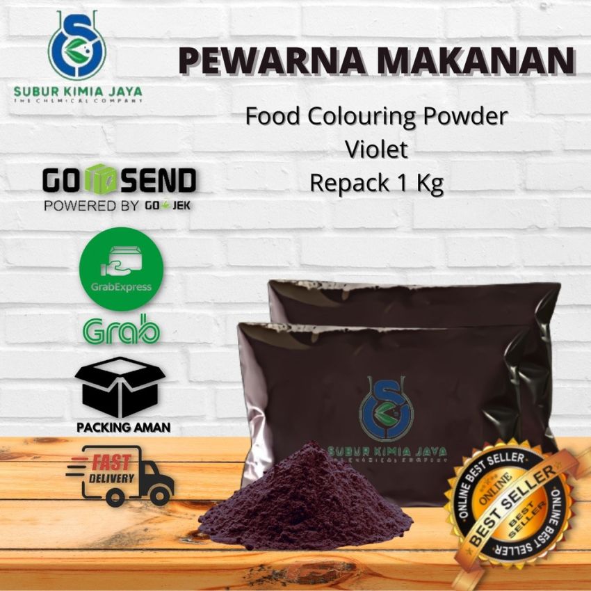 Pewarna Makanan Bubuk Violet Grape Ungu 1 KG