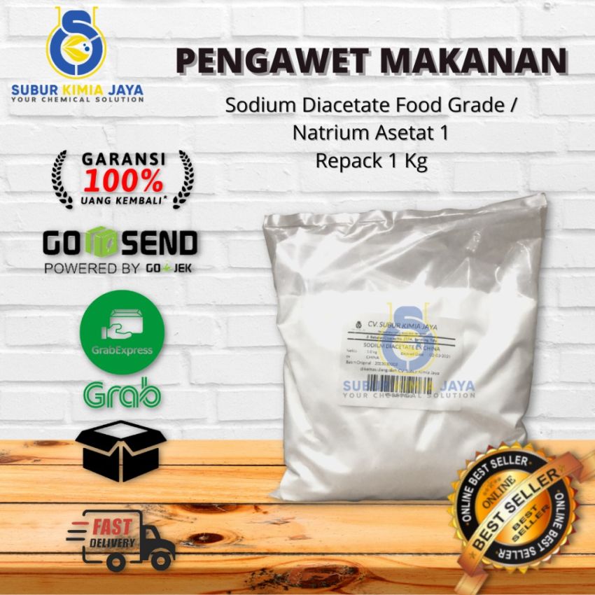 Sodium Diacetate Food Grade / Natrium Asetat 1 kg