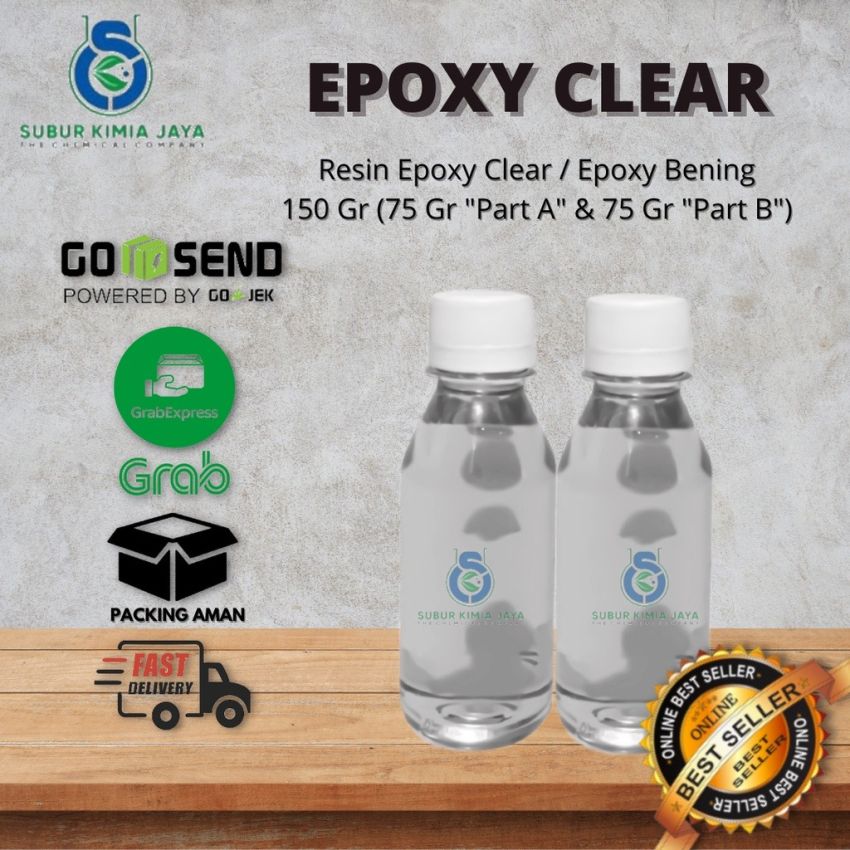 Epoxy Resin Bahan Resin Bening Clear Resin Transparant kuning