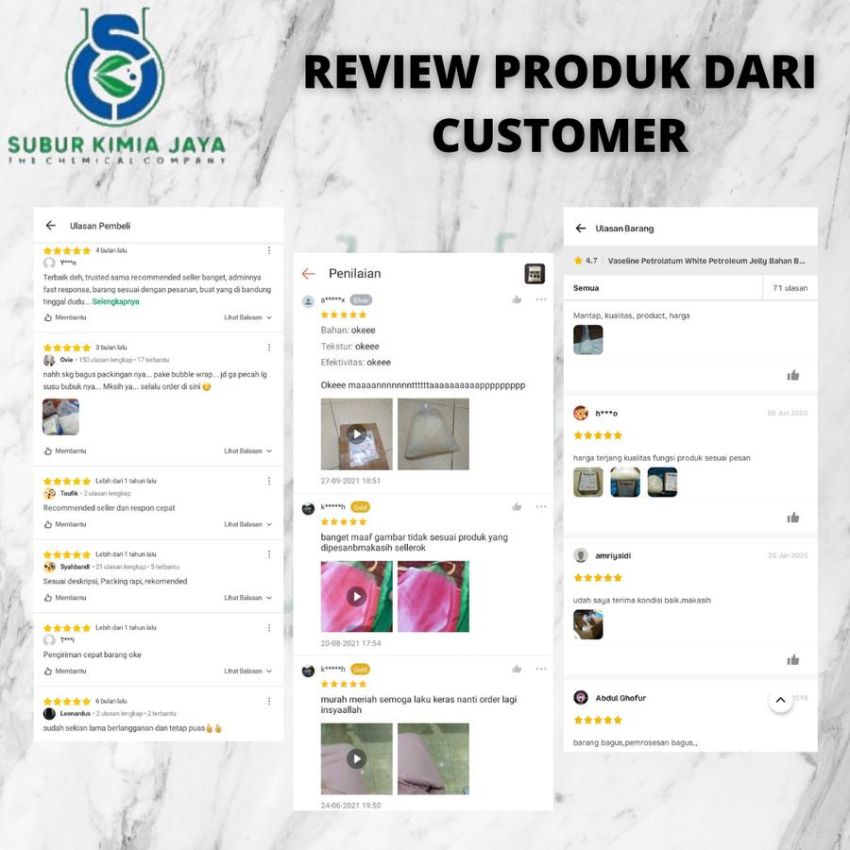 White Petroleum Jelly 1 KG / Petrolatum ex Iran / Bahan Baku Pomade