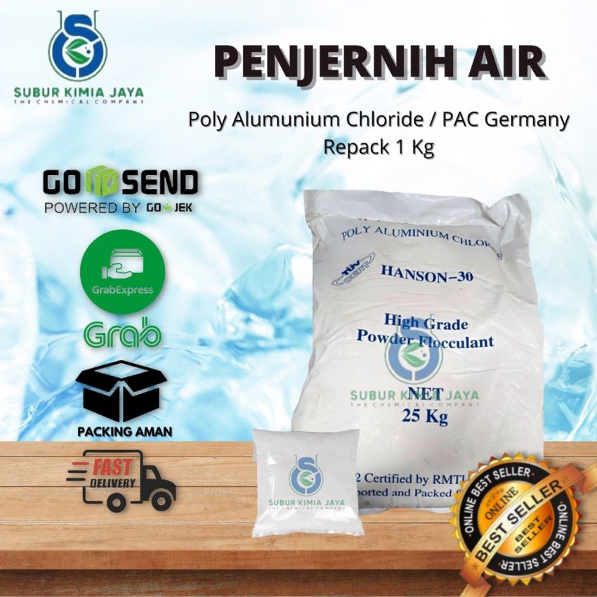 Poly Alumunium Chloride PAC Penjernih Air 1 kg PAC JERMAN