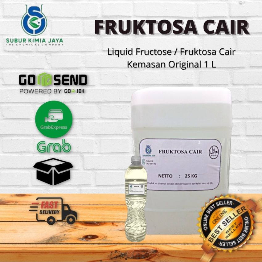 Gula Cair / Fruktosa / Fructose / HFS 1 Kg