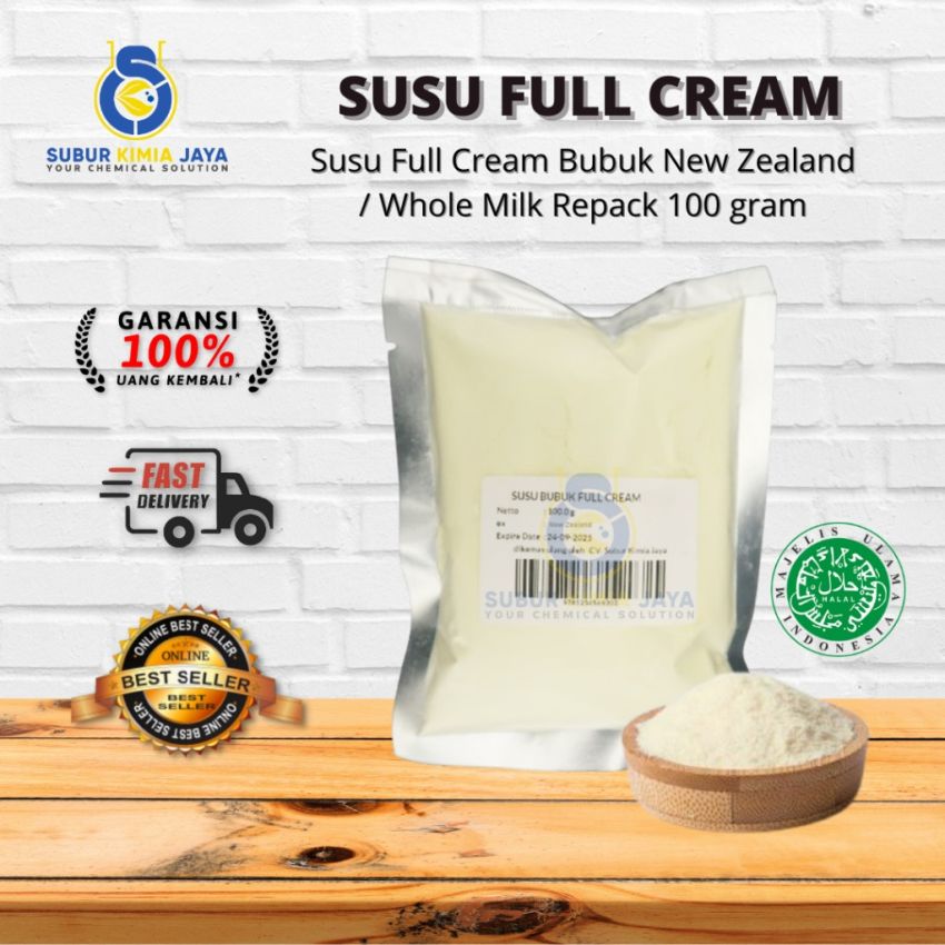 Susu Bubuk Full Cream Newzealand / Whole Milk 100 GR