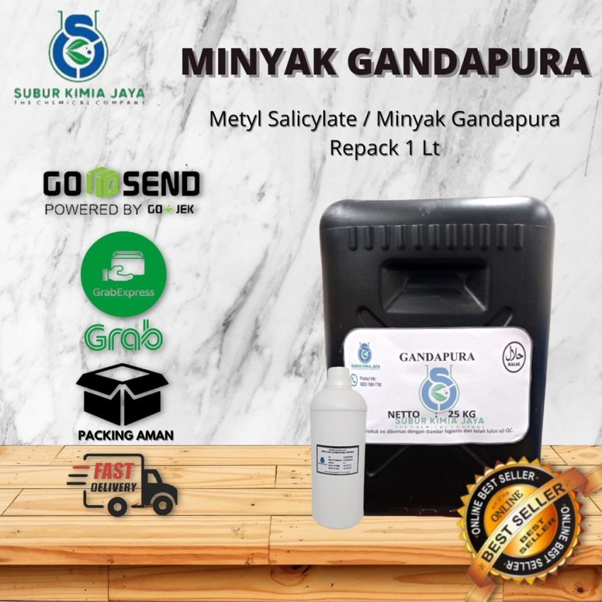 Minyak Gandapura / Methyl Salicylate 1 Liter