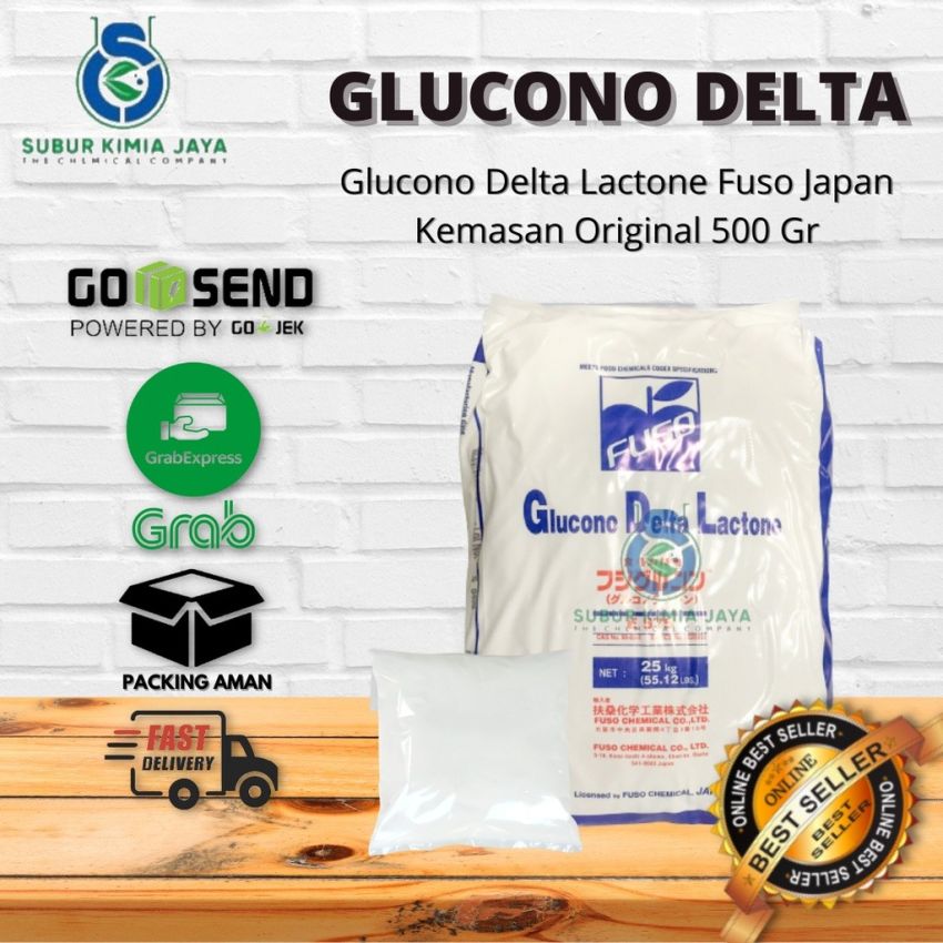 Glucono Delta Lactone GDL Fuso Japan Food Grade / Cioko Sekau Tahu / Fuso Kembang Tahu 500 gr