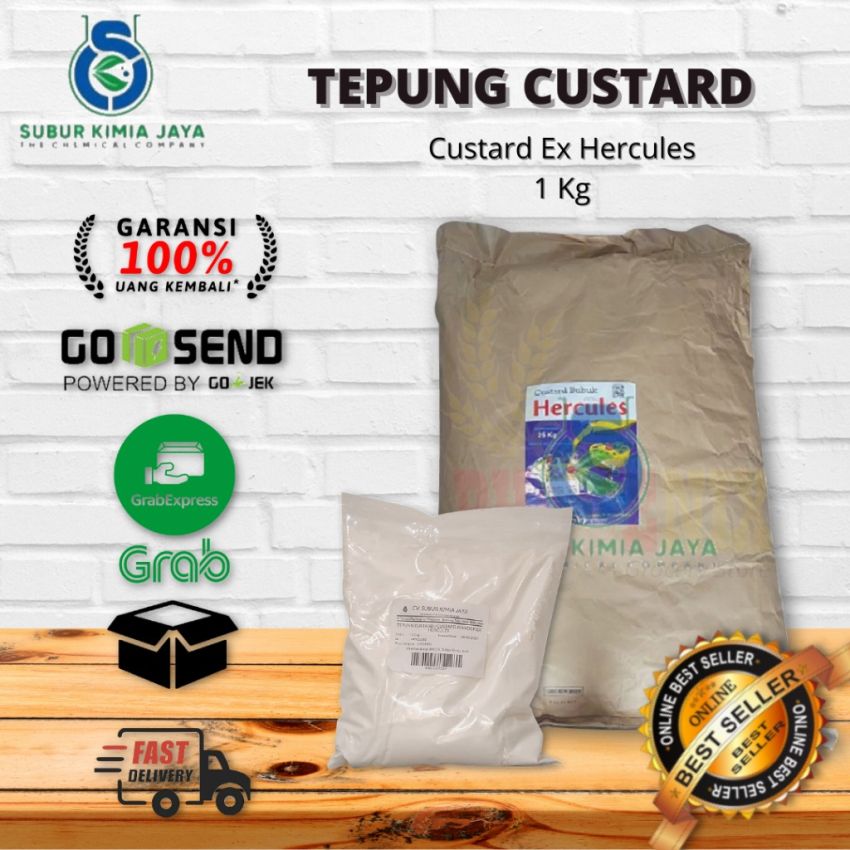 Tepung Custard Ex Hercules 1 Kg / Custard Powder / Custard Flour
