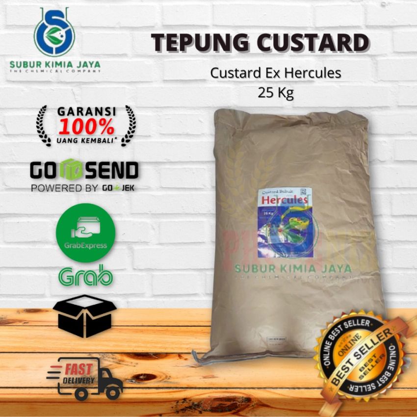 Tepung Custard Ex Hercules 25 Kg / Custard Powder / Custard Flour