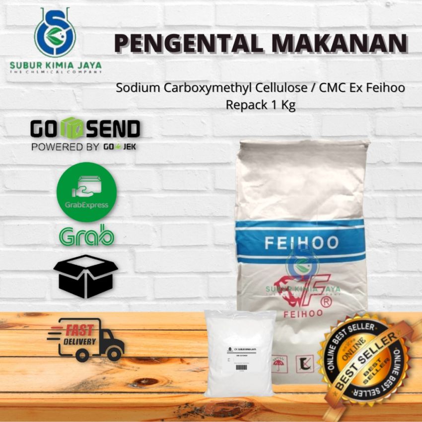 CMC Ex Feihoo / Sodium Carboxy Methyl Cellulose Food Grade 1 Kg