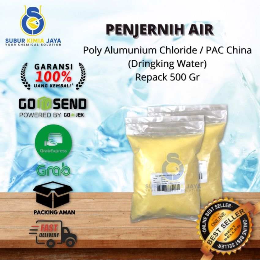 Poly Alumunium Chloride Penjernih Air / PAC Penjernih Air 500 gr