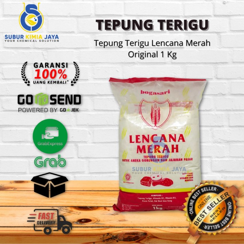 Tepung Terigu Lencana Merah ECO 1 Kg