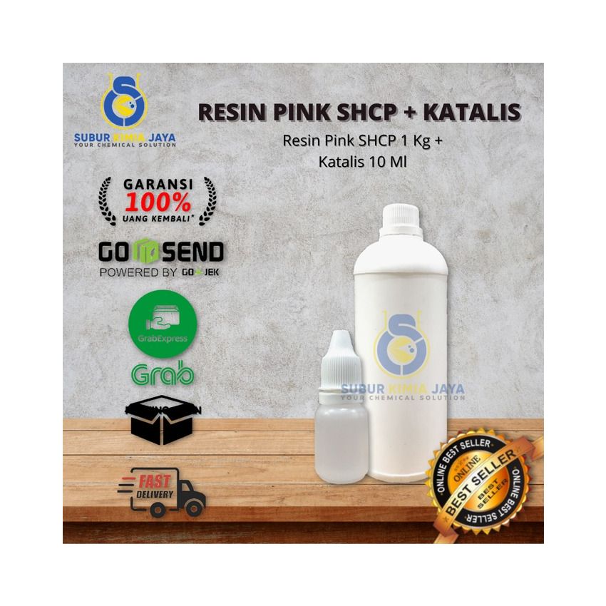 Resin Pink SHCP 2568 1 kg + katalis 10 Ml