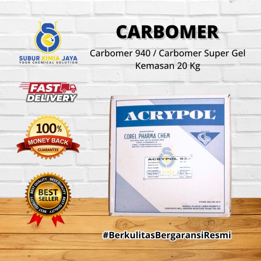 Carbomer 940 / Super Gel / Carbopol 20 kg