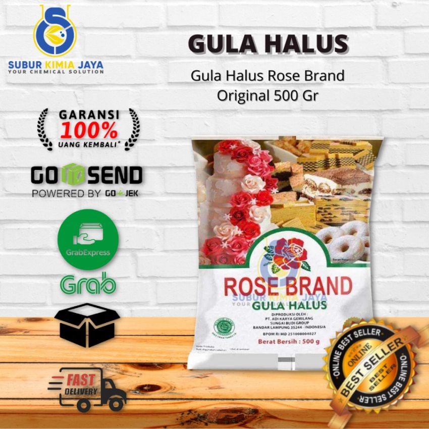 Gula Halus Rose Brand 500 gr