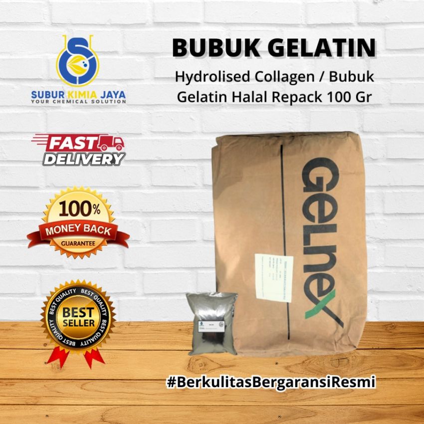 Gelatin Halal / Gelatin Bubuk 100 gr
