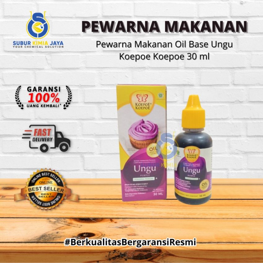 KOEPOE Pewarna Makanan OIL Base UNGU 30ML