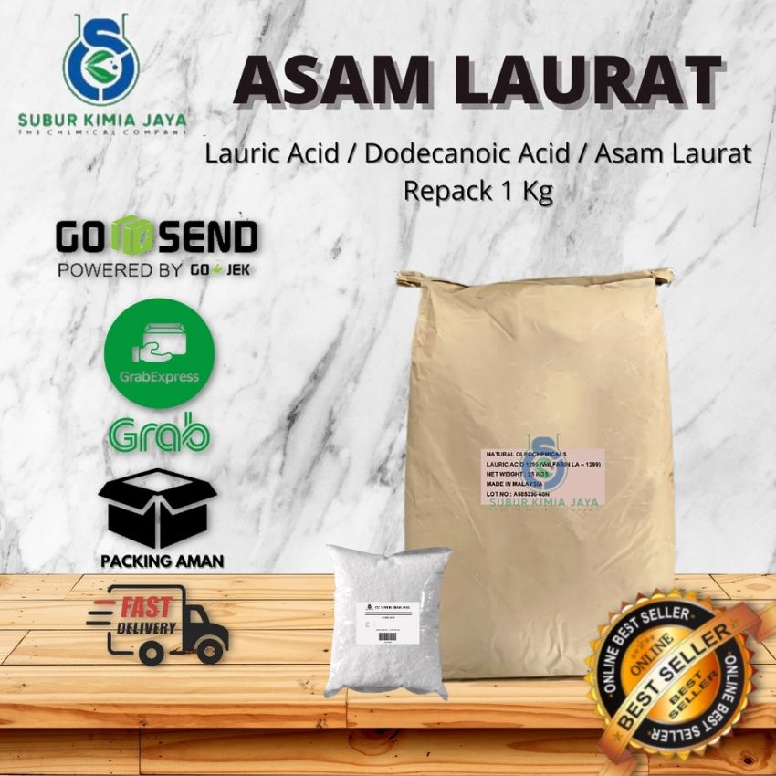 Lauric Acid / Asam Laurat 1 Kg