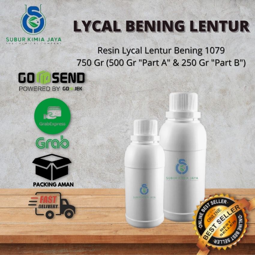 Resin Lycal 1079 / Lical Lentur Bening Flexibel - 750 GR