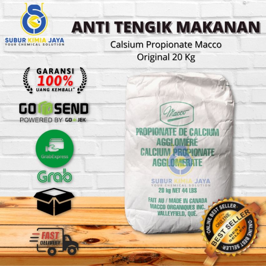 Calcium Propionate Macco / Anti Tengik Makanan 20 KG