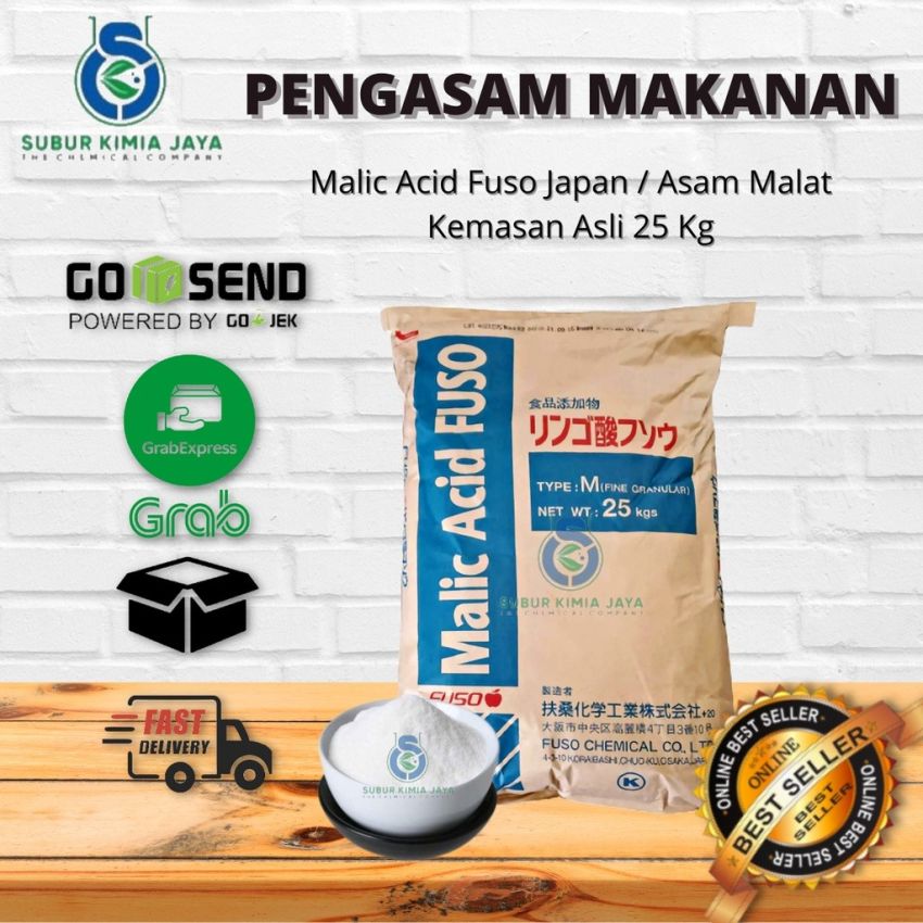 Malic Acid FCC Fuso Japan / Asam Malat 25KG/ KHUSUS GOJEK