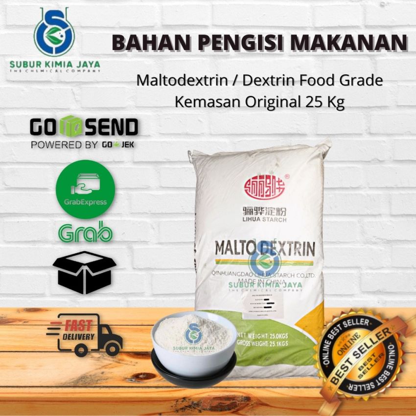 Maltodextrin / Dextrin DE 10-12 25 KG KHUSUS GOJEK