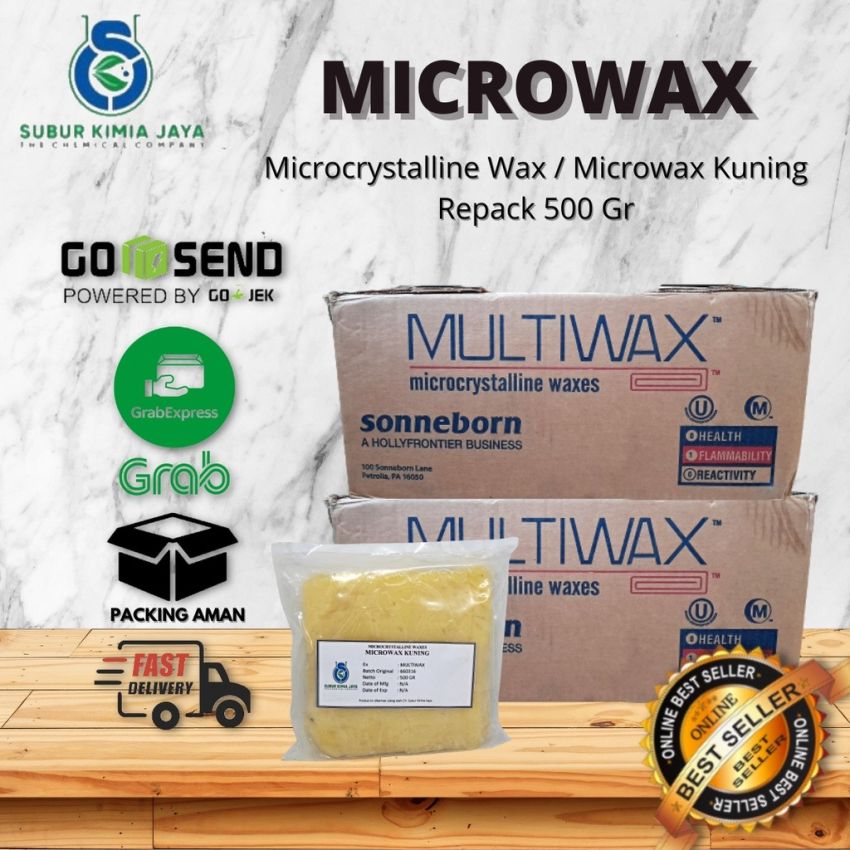 Microwax Kuning Bahan Pomade 500 gr