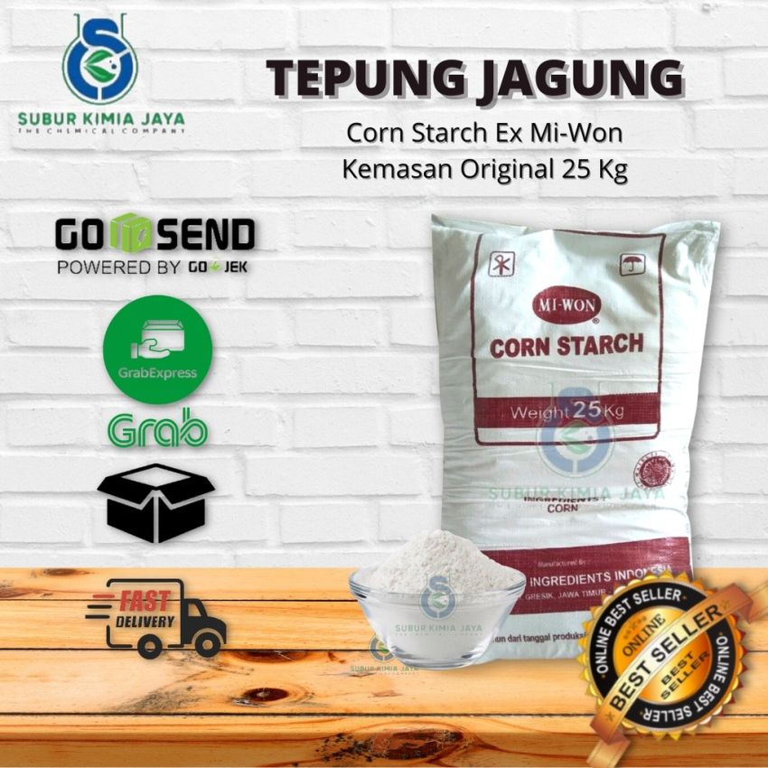 Corn Starch Ex Miwon / Tepung Jagung / Maizena 25 Kg