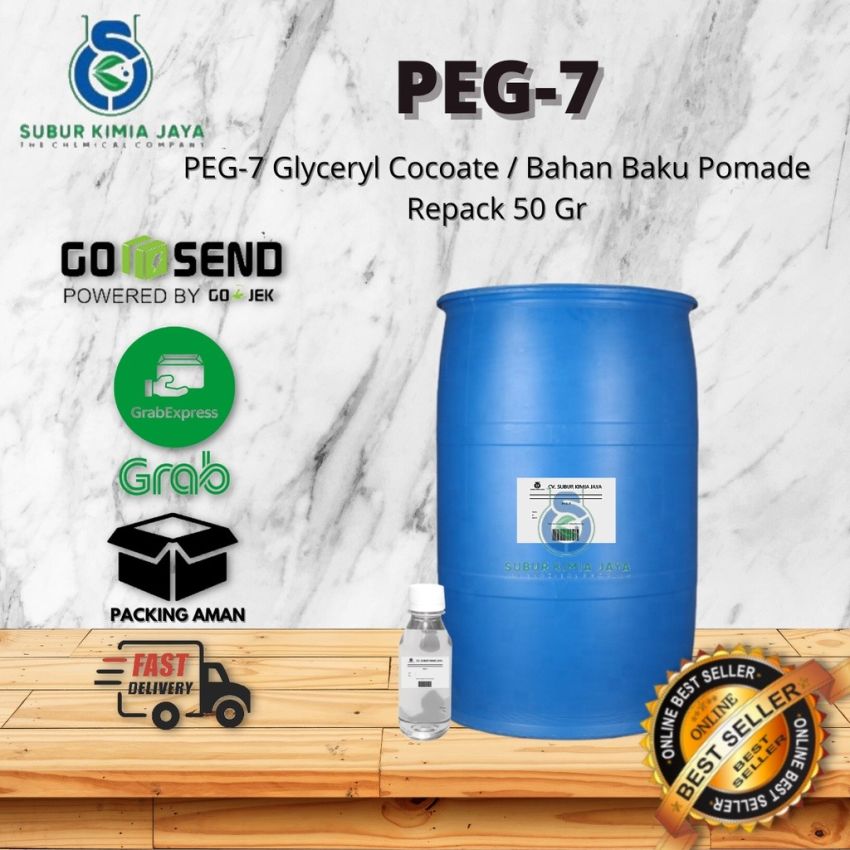 PEG 7 / Glyceryl Cocoate / Bahan Baku Pomade 50 gr