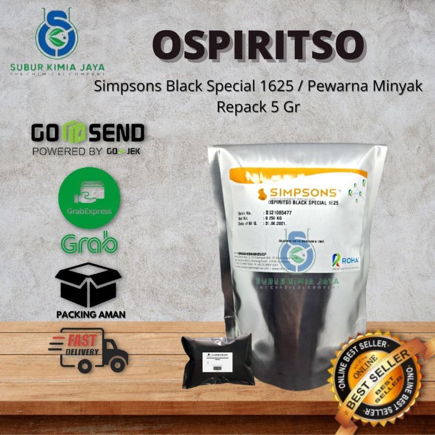 Pewarna Hitam Basis Minyak / Pewarna Minyak / Pewarna Lilin / solvent OSP Black Special 5GR