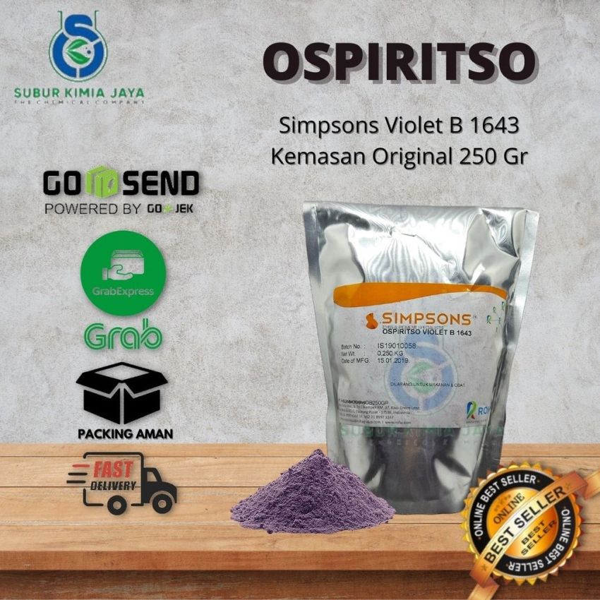 Pewarna Violet Ungu Basis Minyak / Pewarna Minyak / Pewarna Lilin / OSP violet 250 gr