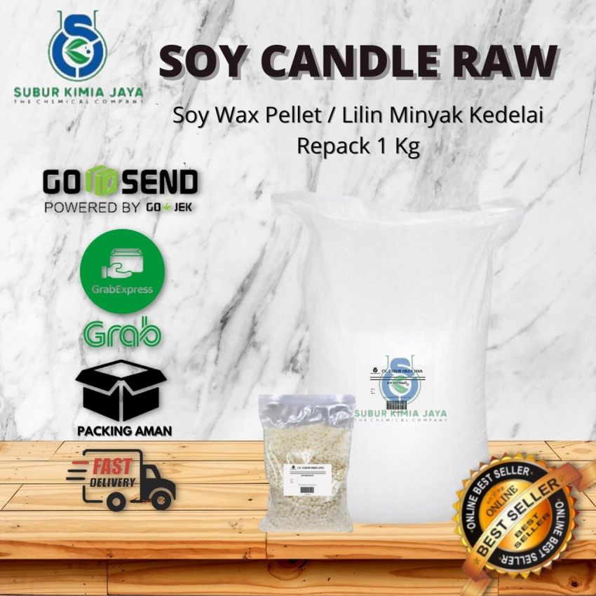 Soy Wax Pillar  Lilin Pillar Dekorasi 1 KG