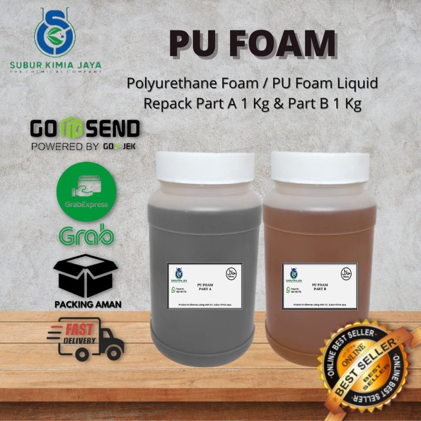 Polyurethane Foam / PU Foam Liquid 2 Kg (Part A 1 Kg + Part B 1 Kg)