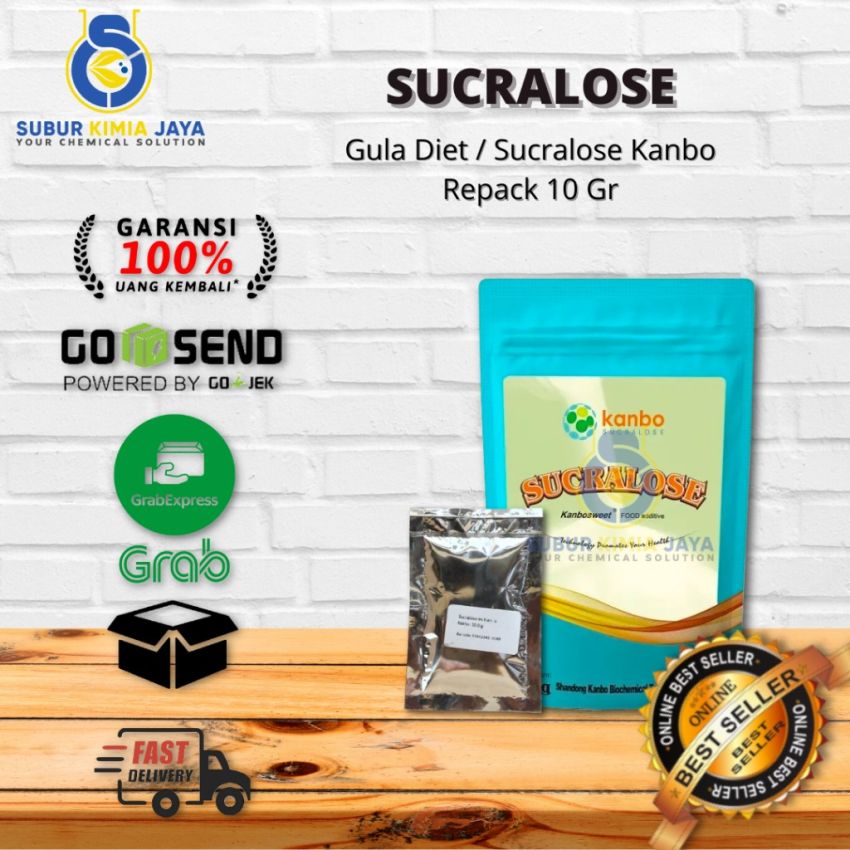 Sucralose 10  GR/ Sucralosa / Gula diet 0 kalori