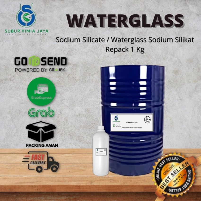 Waterglass / Water glass / Sodium Silicate Kental 1 kg
