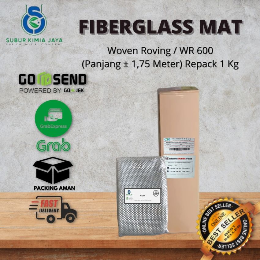 WOVEN ROVING WR 600 MAT / Fiberglass MAT 40 KG