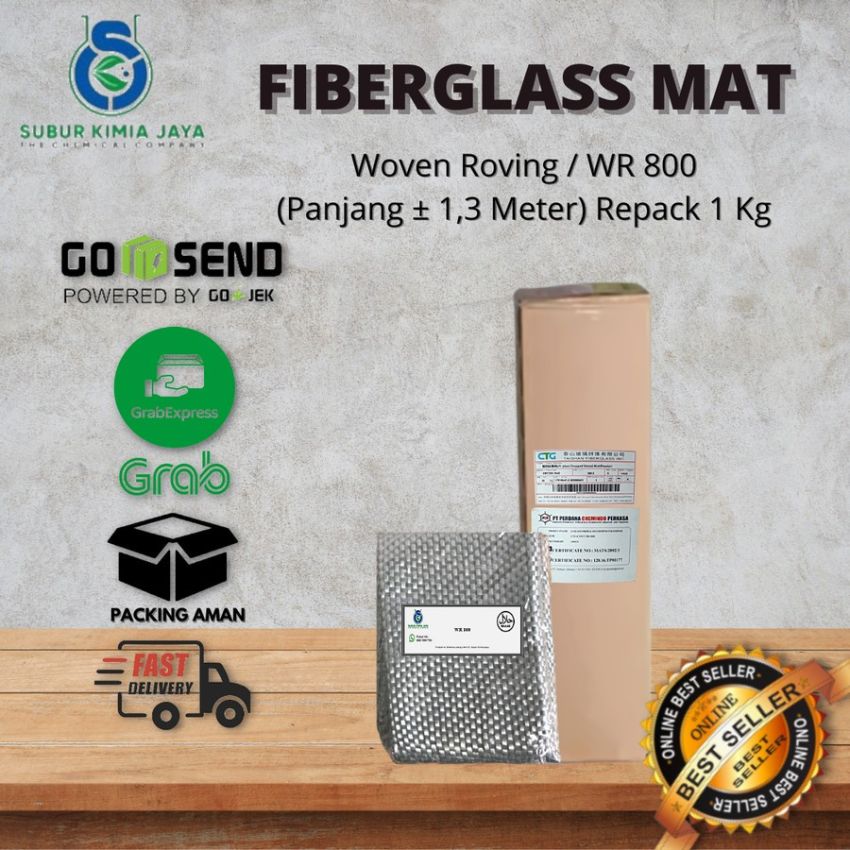 WOVEN ROVING WR 800 MAT / Fiberglass Mat 40 KG