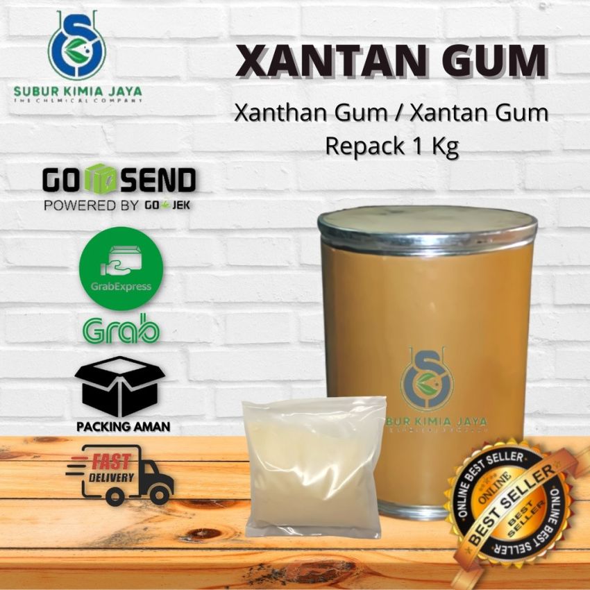 Xanthan Gum 1 Kg / Xantan gum / pengental ( food grade )